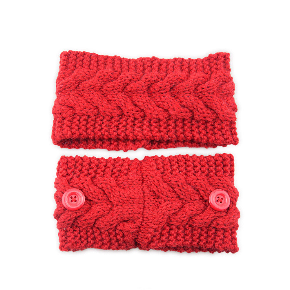 Knitted twist headband