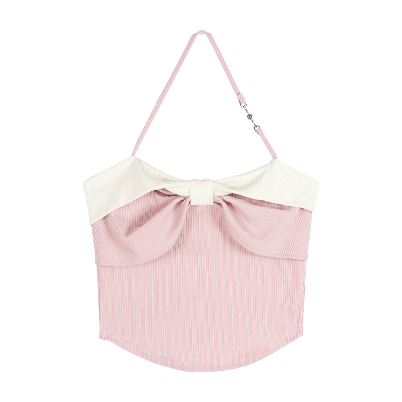 One-shoulder Short Design Niche Top
