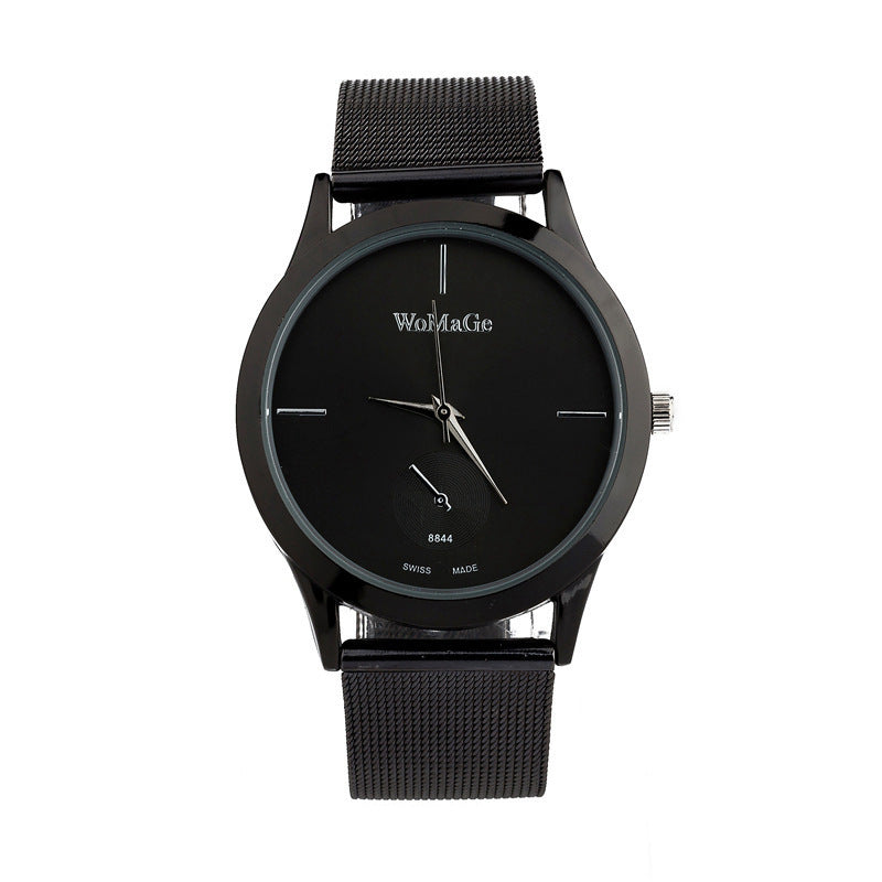Amazon AliExpress Hot Sale High End Men's Watch Classic Simple Sports Watch Mesh Belt Ultra Thin Spot
