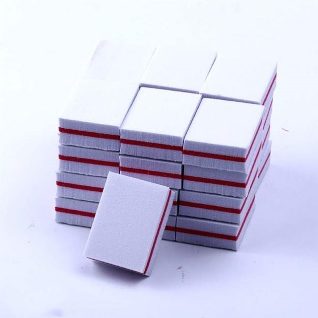 Two-sided mini nail file block