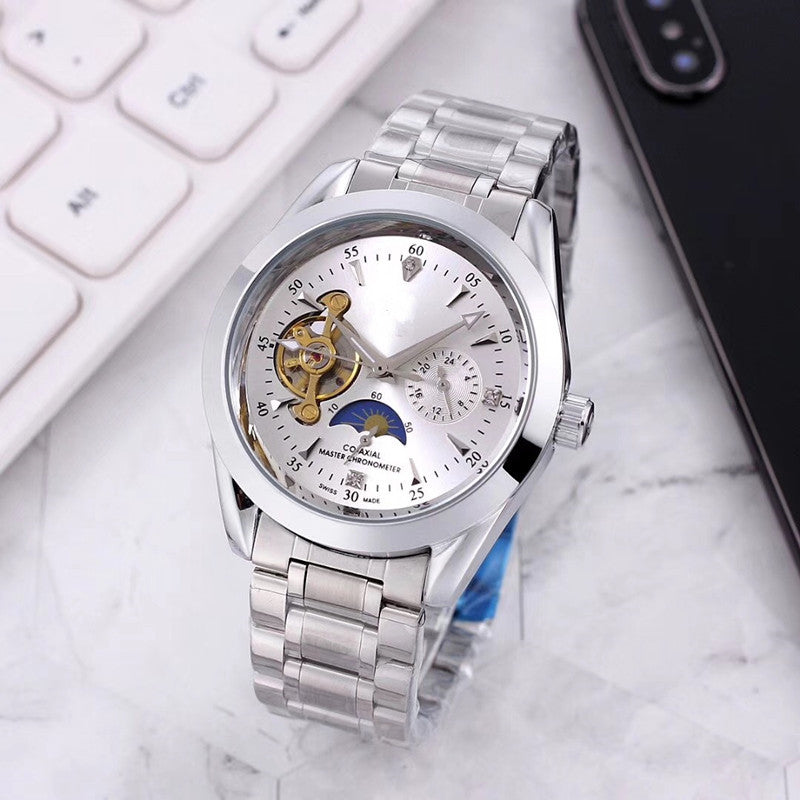 Men's Steel Band Mechanical Watch
