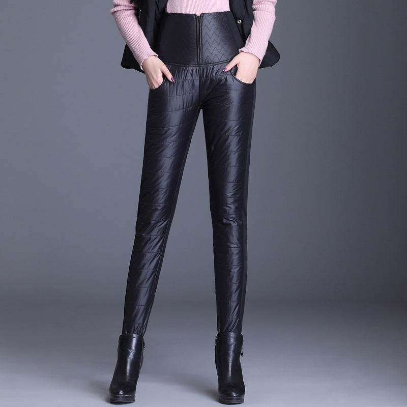 Down cotton pants