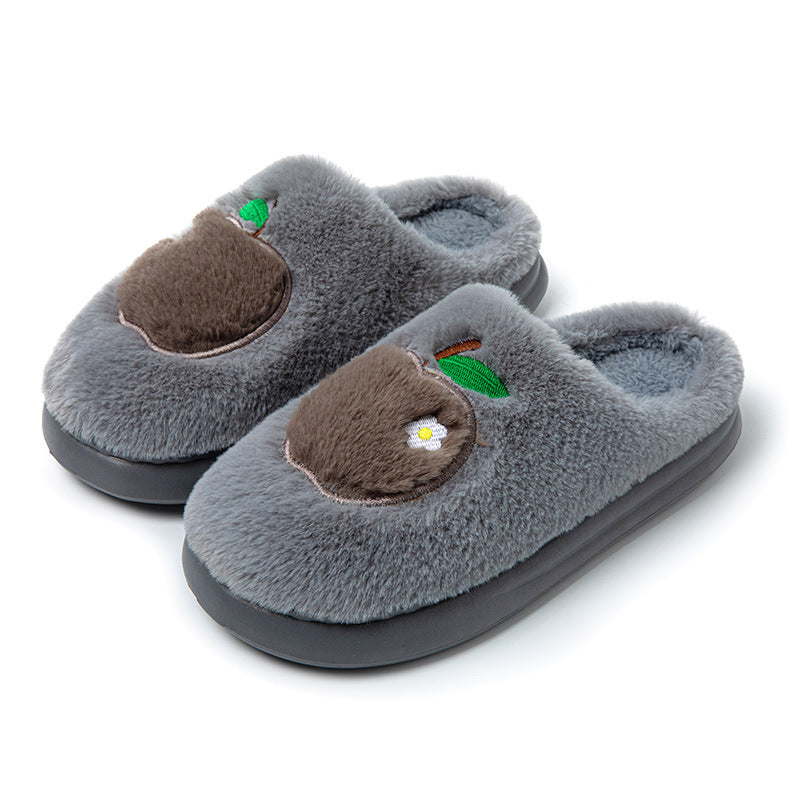 Women's Autumn And Winter Indoor Home Cotton Slippers