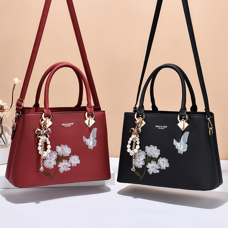 New Women's Fashion Bow Pendant Handbag