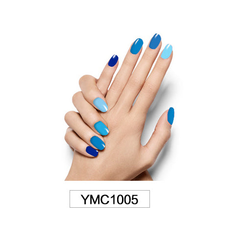 Pure color nail stickers
