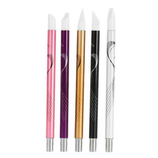 Nail silicone pen engraving hollow pen