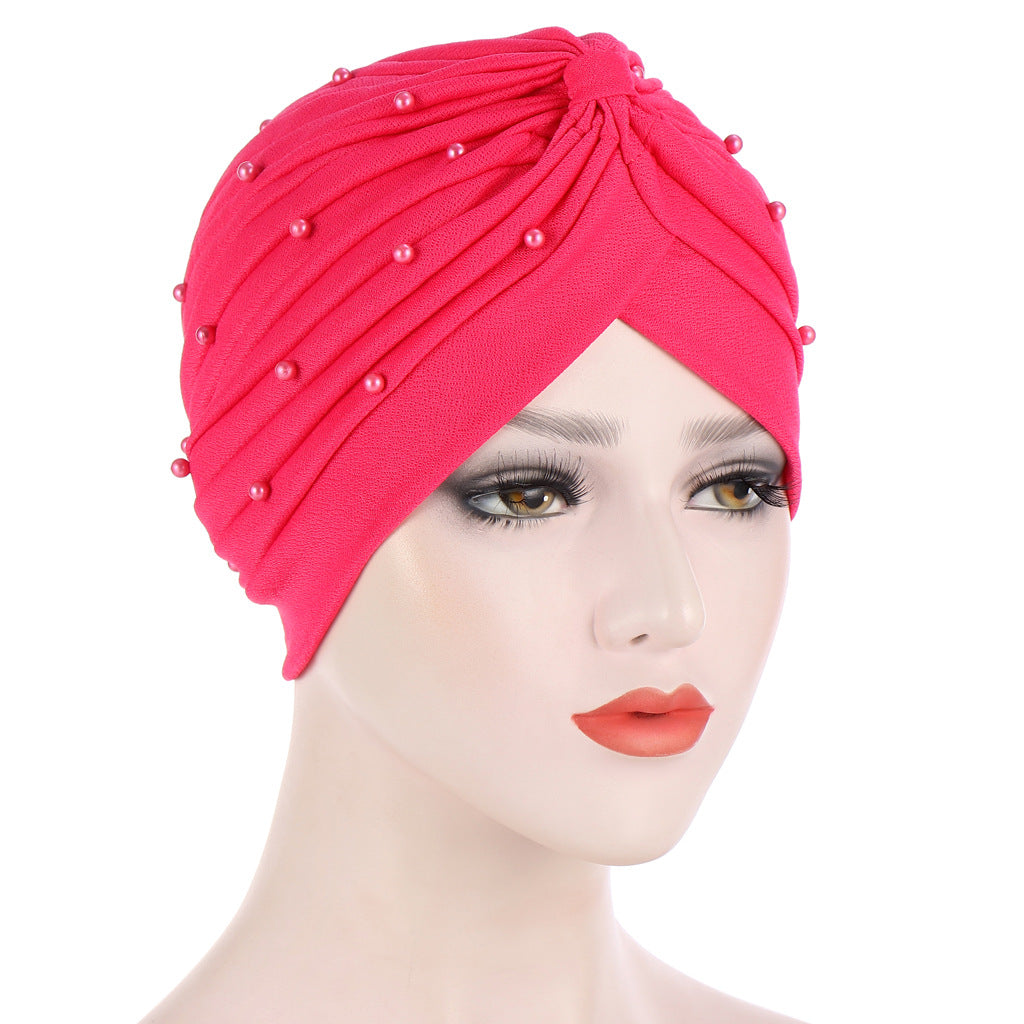 Casual Beaded Pleated Simple Toe Cap