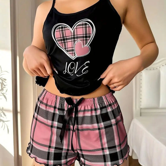 Breathable Backless Camisole Shorts For Women