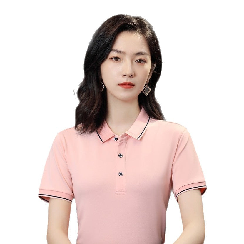 Beautician Short-sleeved Work Clothes Polo Shirt