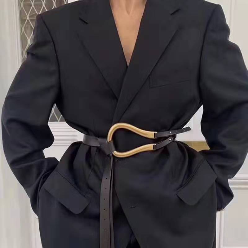 Women's wide waist belt