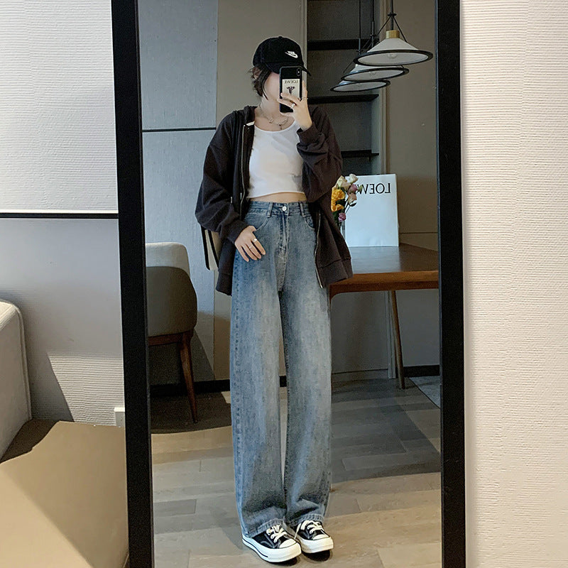 Straight Loose Wide Leg High Waist Vintage Jeans