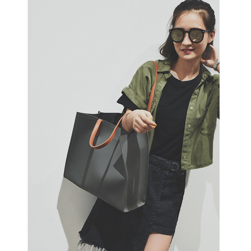Women's Fashion Simple Large Capacity Shoulder Bag