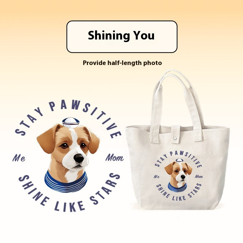 Pet Custom Canvas Bag Pure Cotton