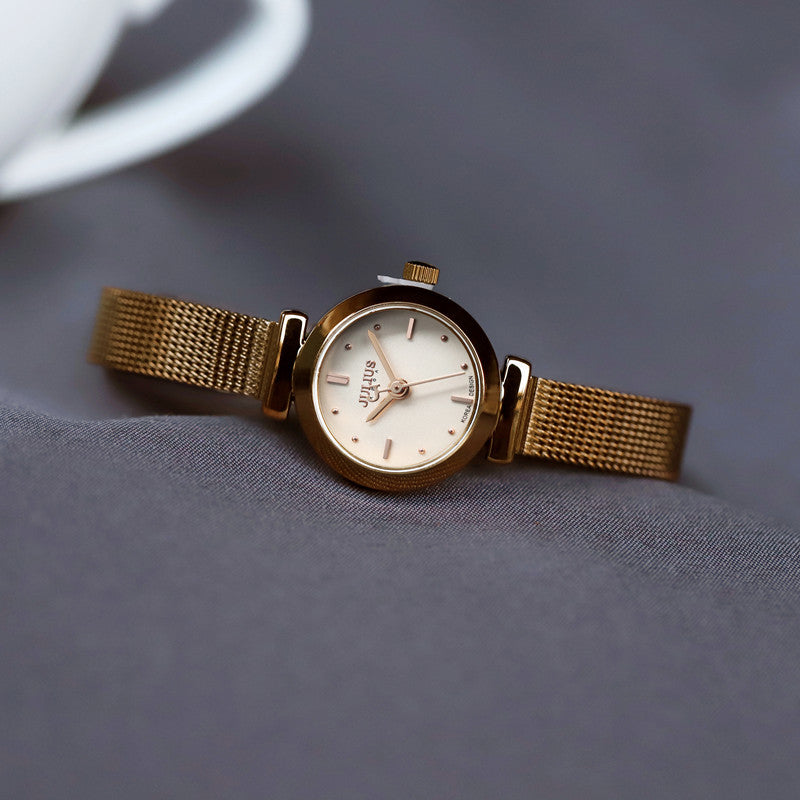 Water drill quartz belt for women's Watch