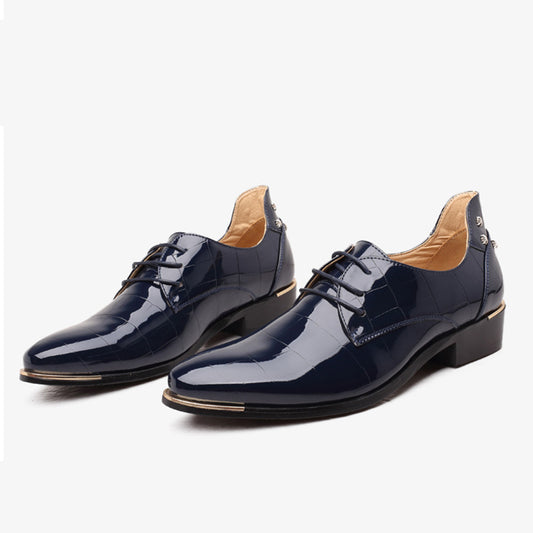 Bright Leather British Business Shoes