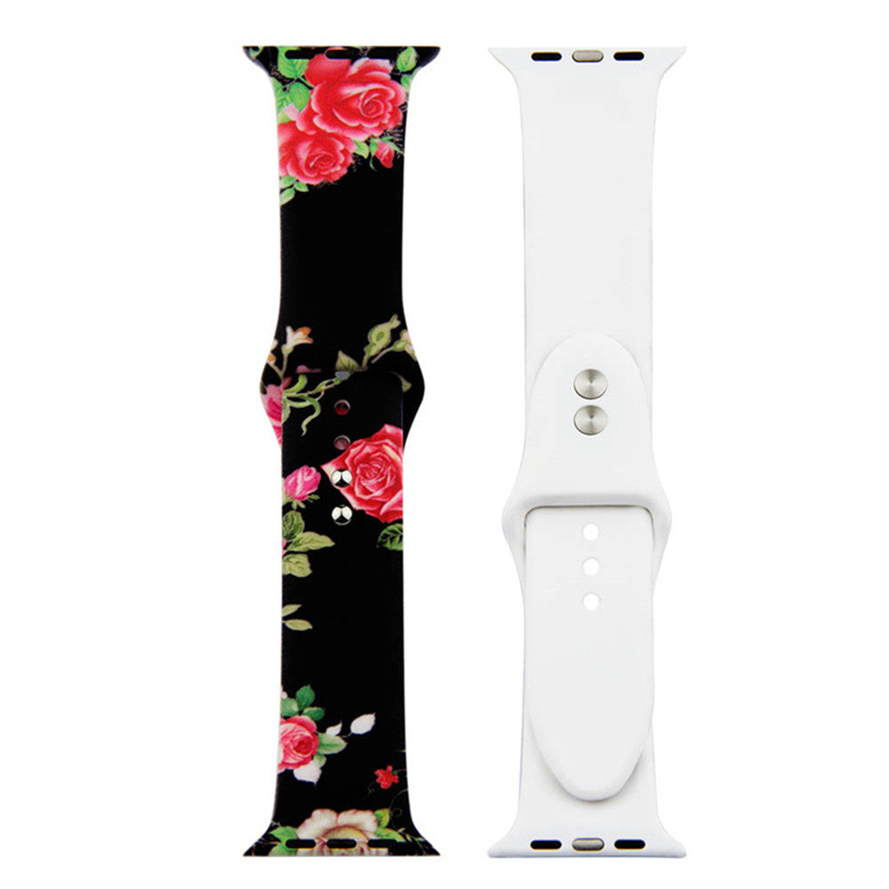 Silicone European And American Color Strap For Watch