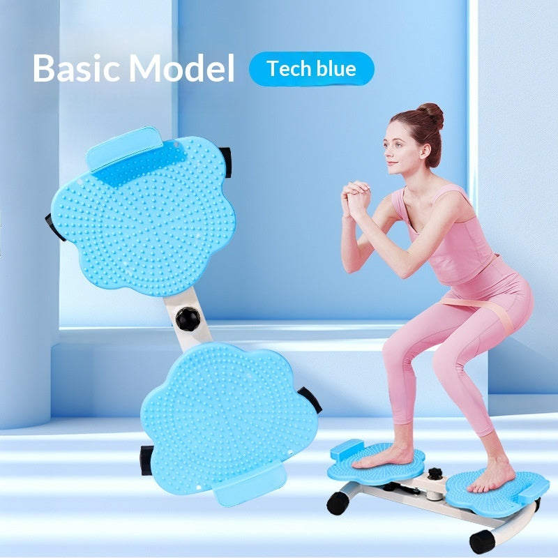 Portable, Solid-color Dual-pedal Spinning Fitness Equipment For Home Use