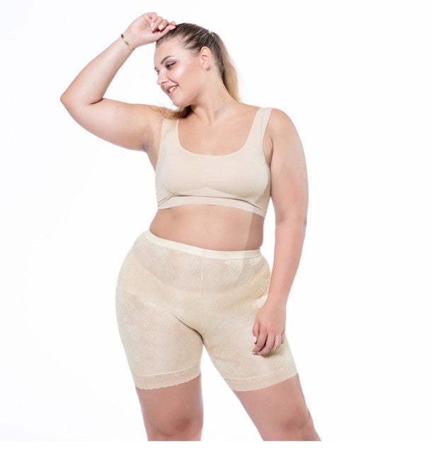 Lace embroidery anti-glare safety pants