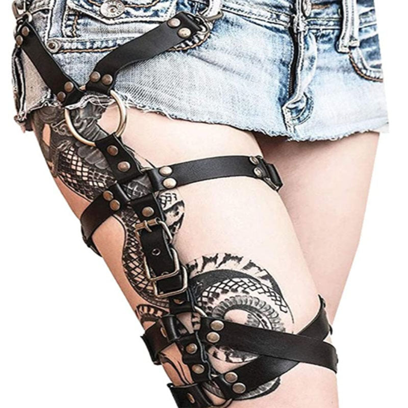 Multi-layer Cross-wrapped Hook And Removable Elastic Leg Loop