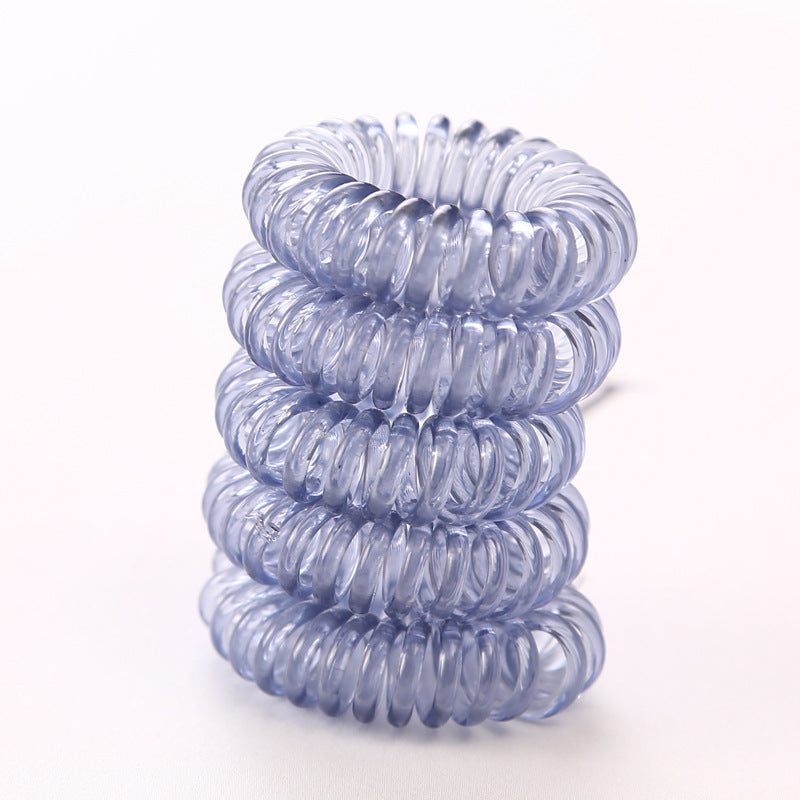 Transparent Phone Line Hair Ring Small Size Cute High Elastic Thin Hair Rope