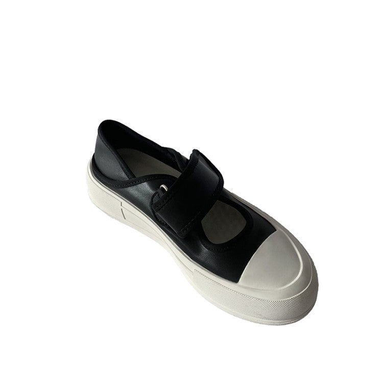 Velcro Thick-soled Trifle Casual Women's Single Shoes