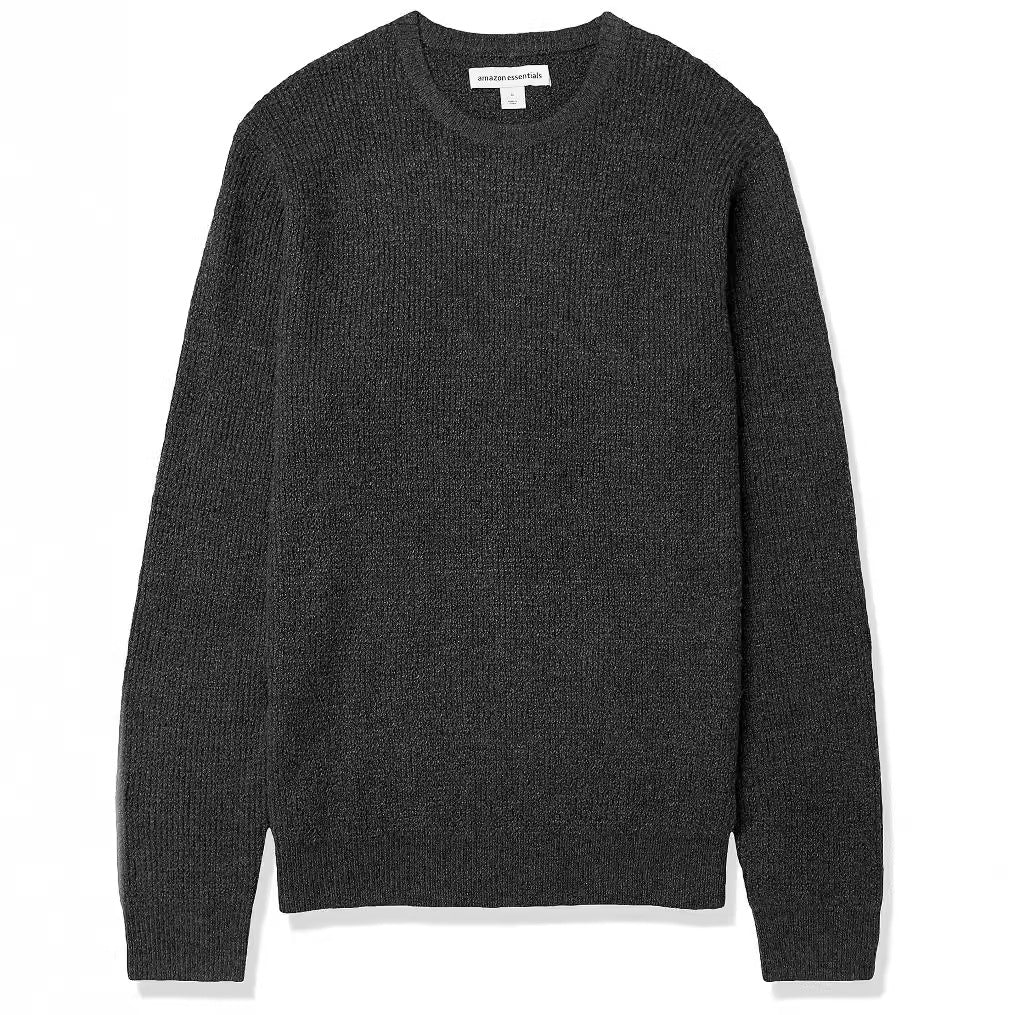 Crew Neck Casual Men's Sweater Loose Pullover Knitwear