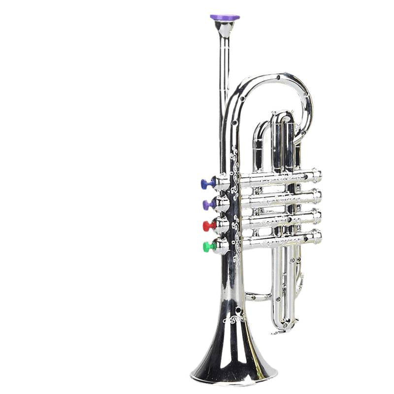 Childrens Musical Instruments Octave Saxophone, Four-Note French Horn, And Band Toy Set