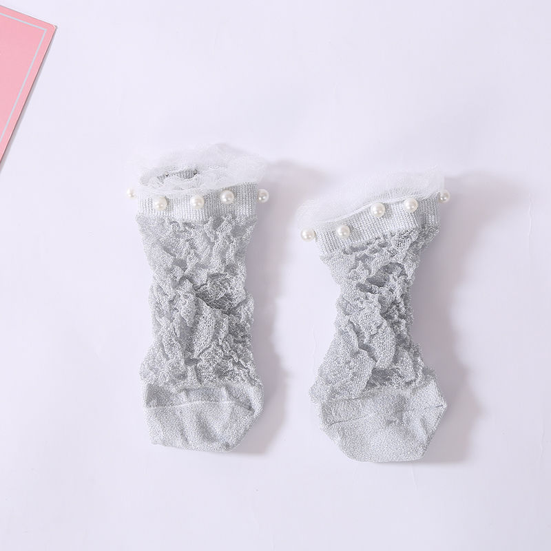 Lace Bead Socks