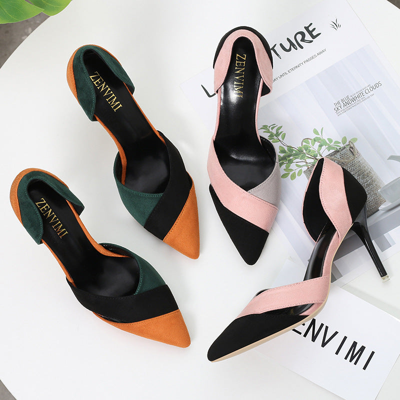 Pointed stiletto ladies high-heeled sandals new