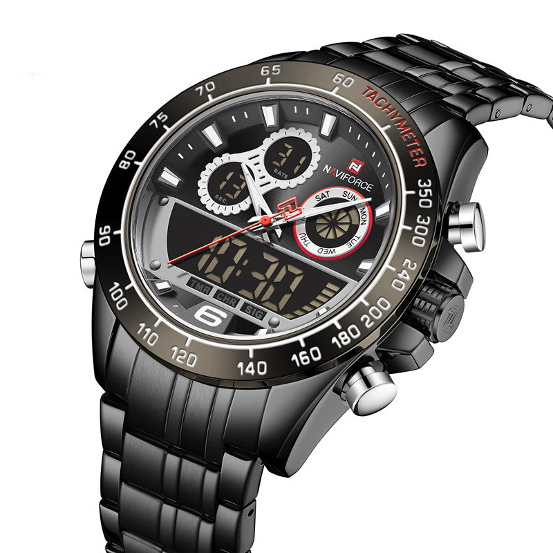Student sports multifunctional luminous quartz watch