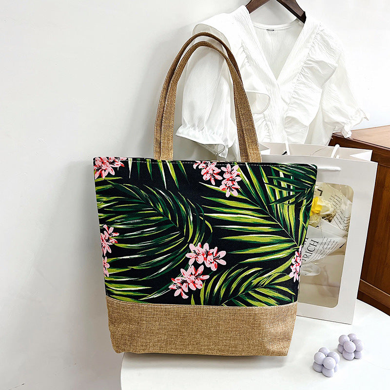 Women's Canvas Handbag Casual Simple Shoulder
