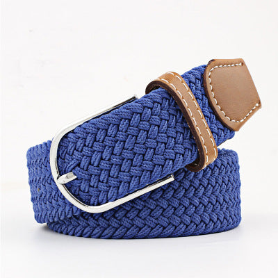 Canvas stretch woven belt