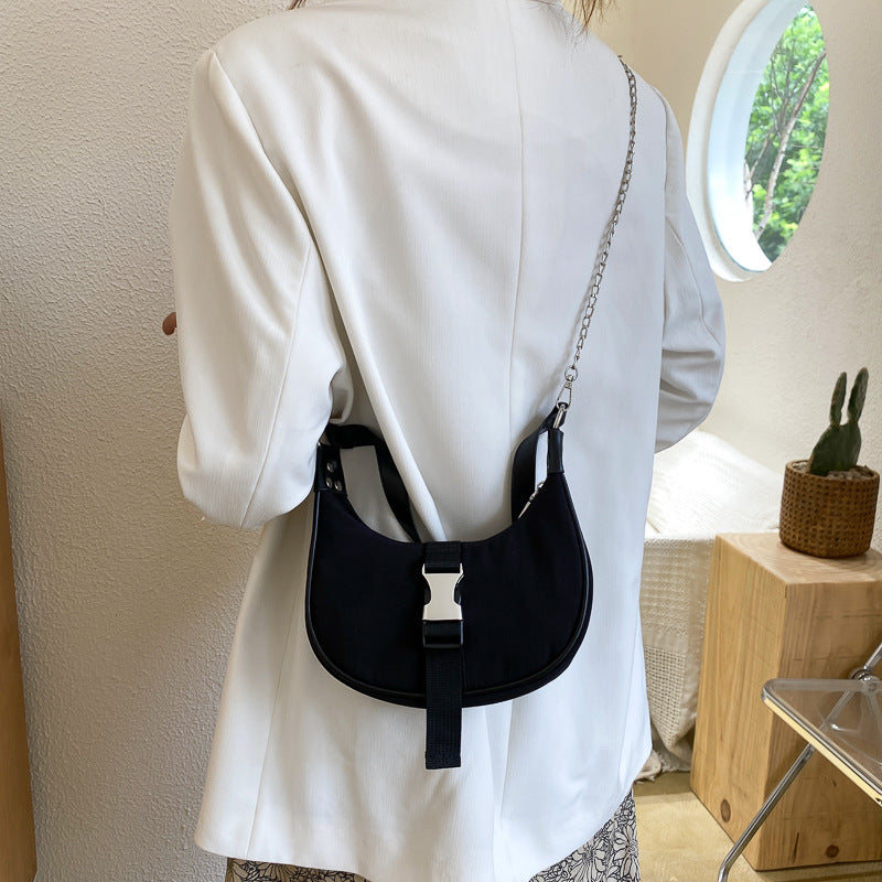 Simple One Shoulder Bag With Western Style