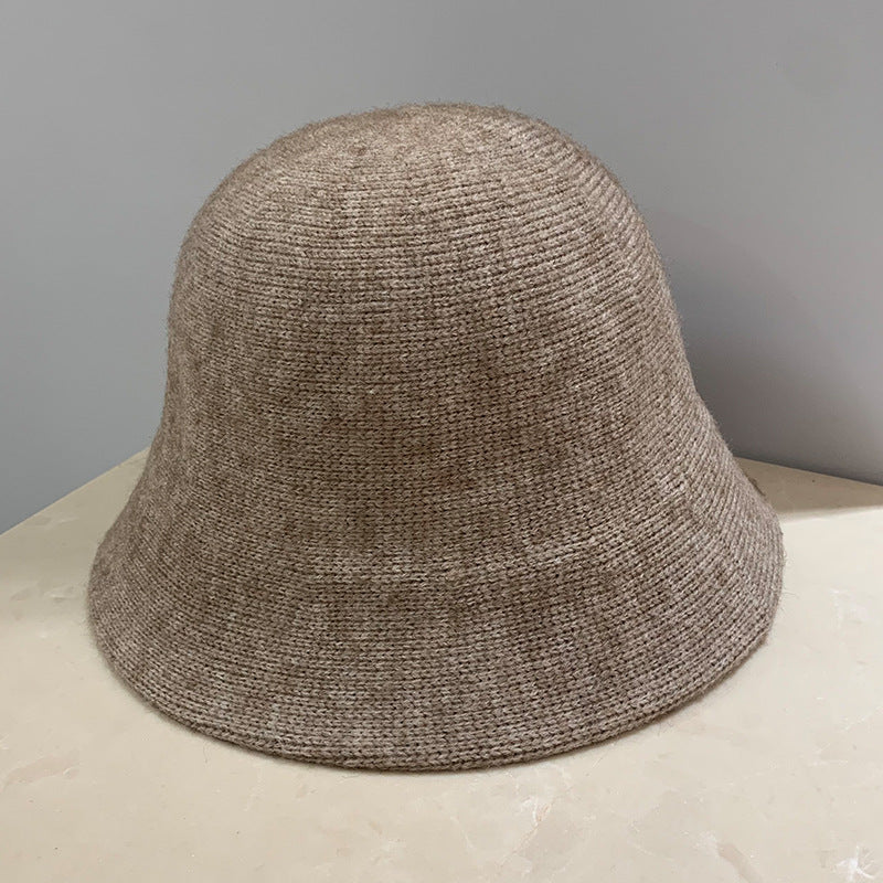 Women's Fashionable And Versatile Wool Knitted Fisherman's Hat