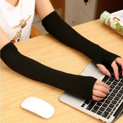 Leaky fingerless half finger glove socks