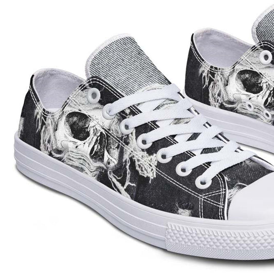 Fashion Print Couple Low-Top Canvas Shoes