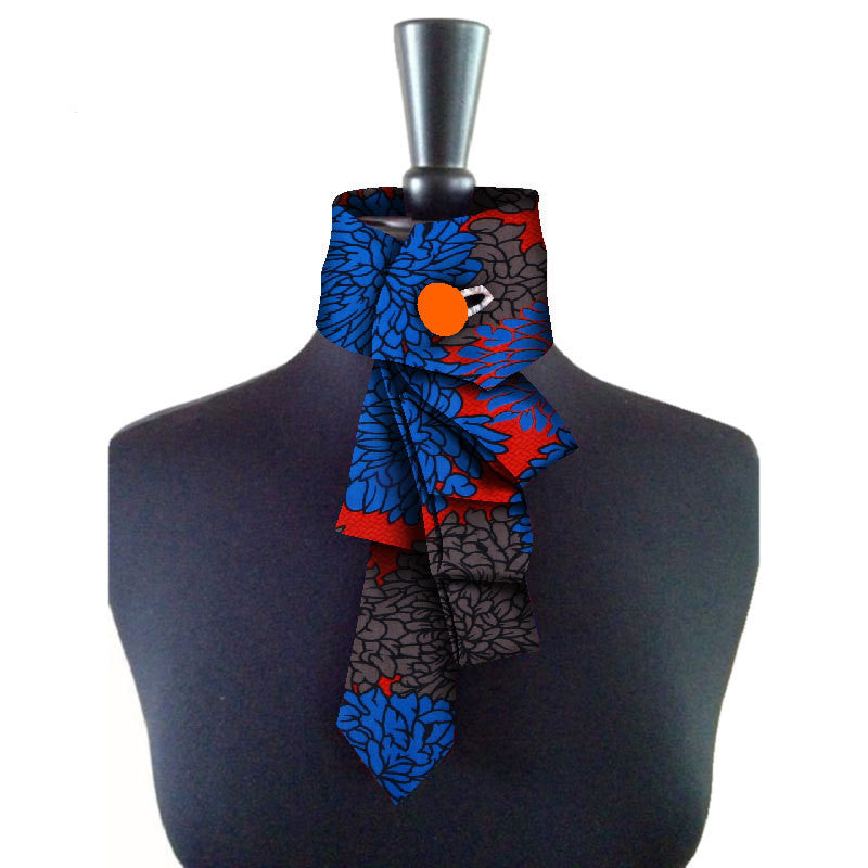 African women's bow collar