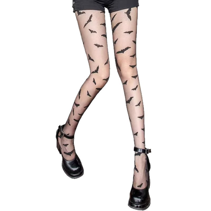Thin Type Hot Girl Online Red Black Punk