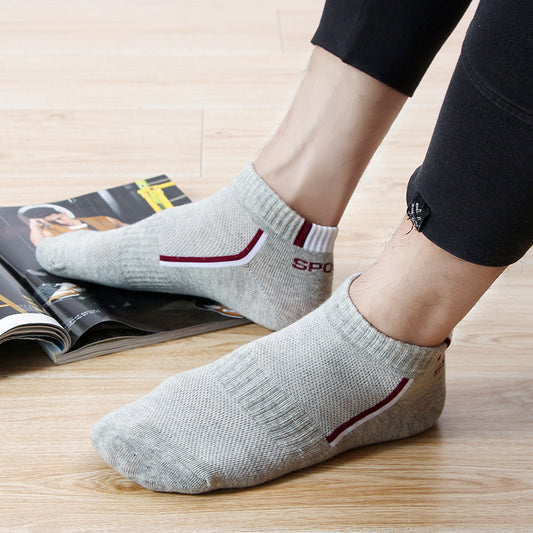 Boat Socks Plus Size Men's Cotton Leisure Sports