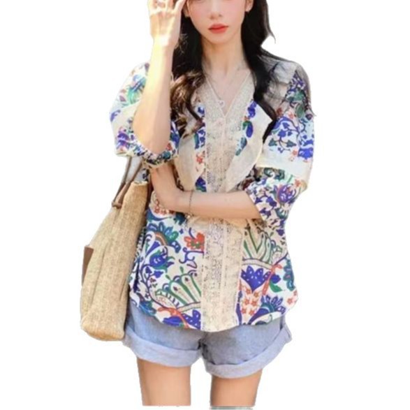 New Loose Design Niche Short-sleeved Top