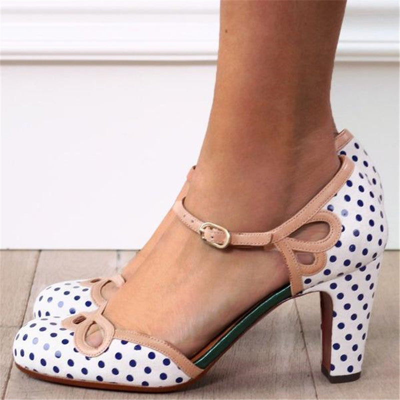 Polka dot sandals