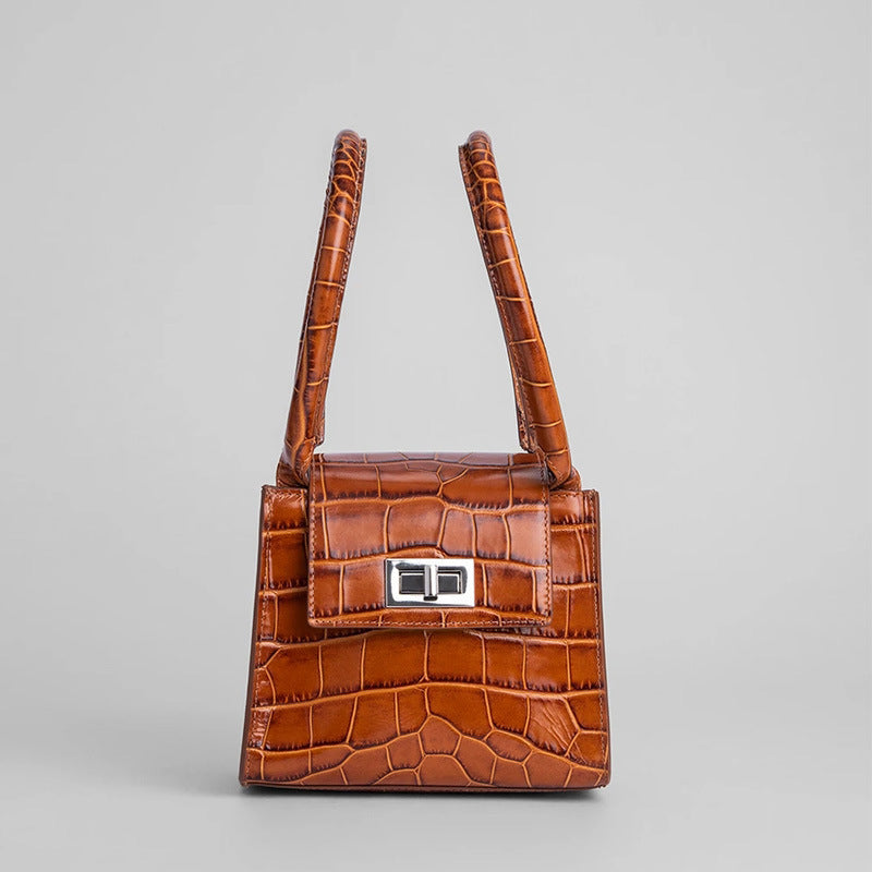 Crossbody one shoulder small square bag