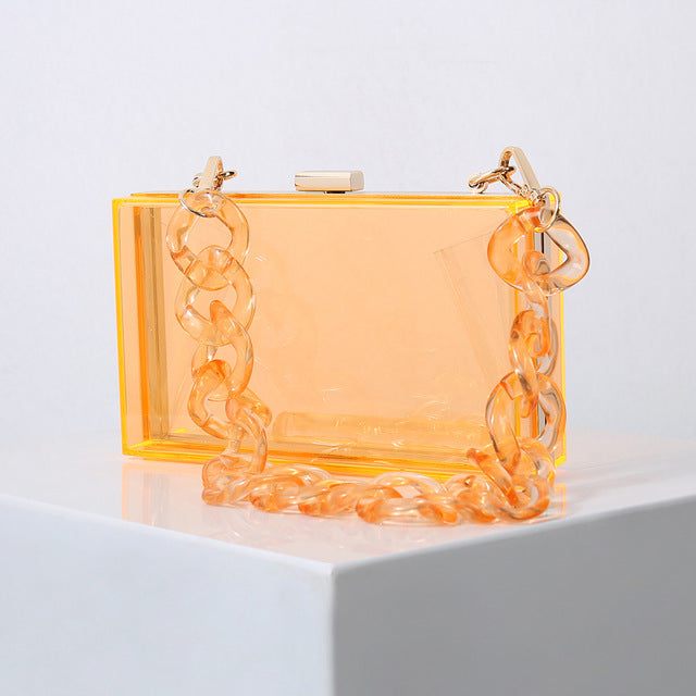 Underarm jelly chain bag