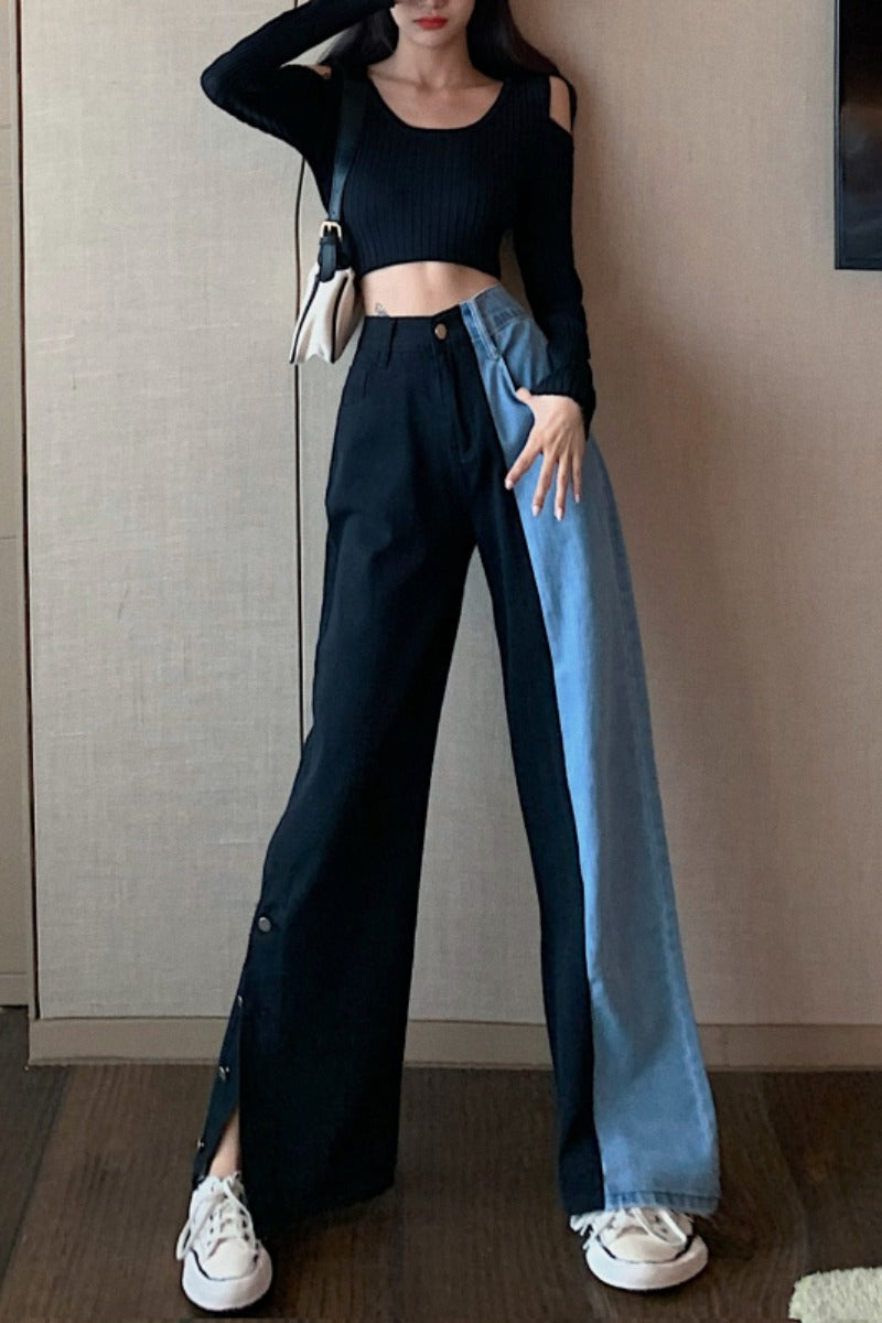 Black mopping pants
