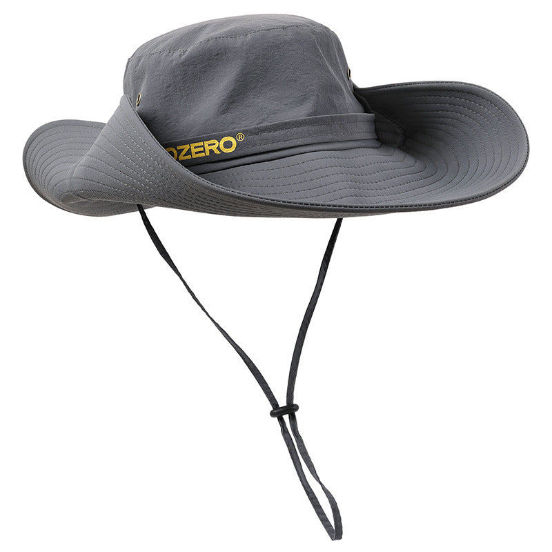 Outdoor Sun Protection Fishing Hat For Men And Women With Wide Brim In Summer