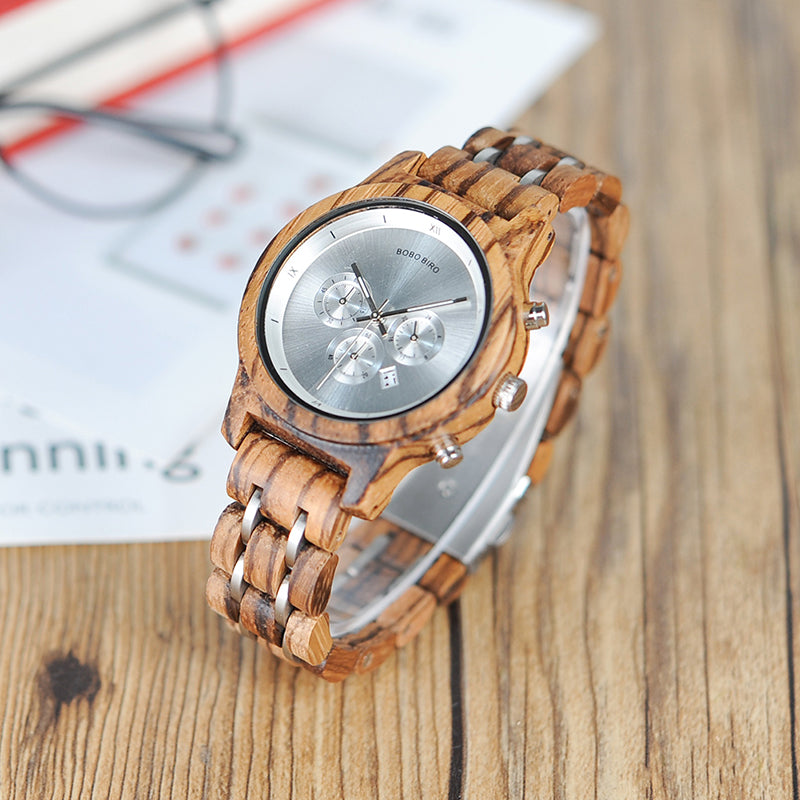 Three Eyes Multifunctional Waterproof Watch