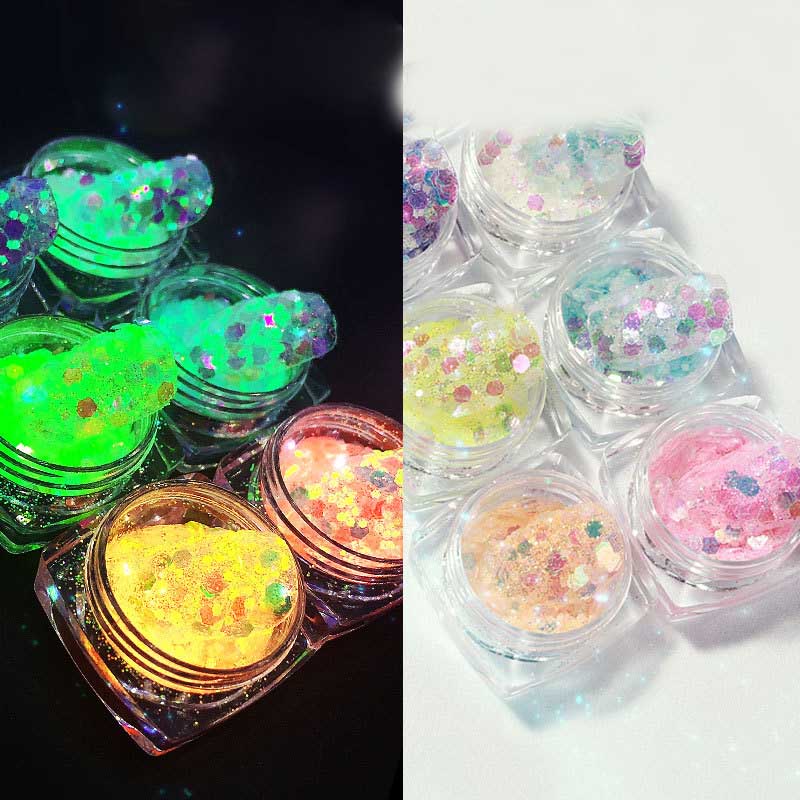 Neglekunst Lysende Symfoni Glitter Pailletsæt