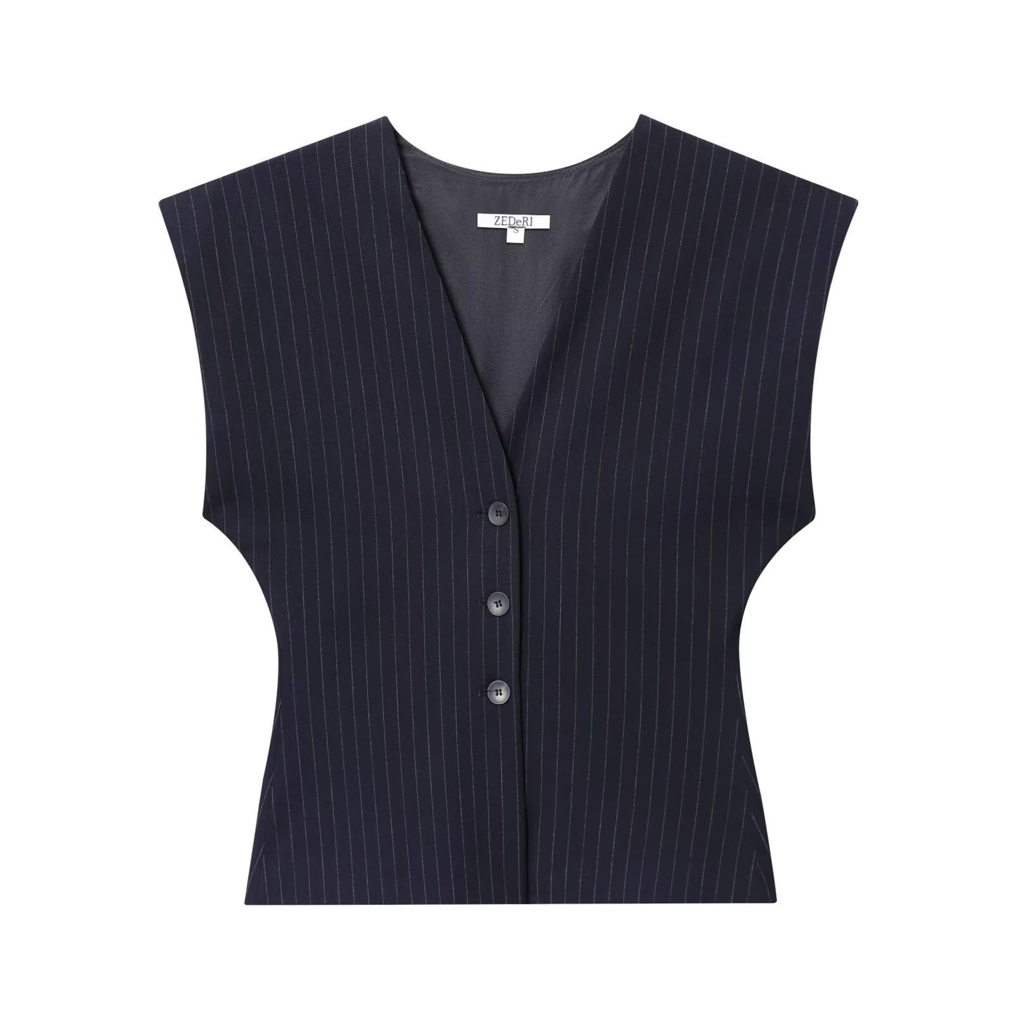 Womens Vest And Wide-Leg Pants Set