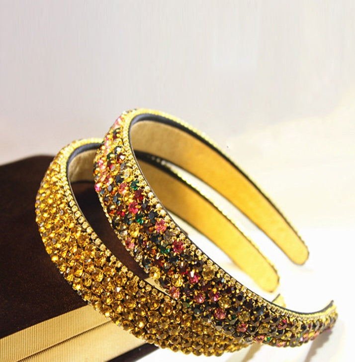 Rhinestone inlaid headband