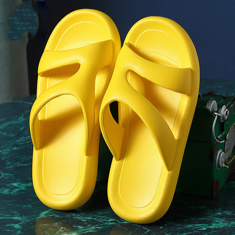 Non-Slip Deodorant Thick-Soled Bath Indoor Slippers Female Summer